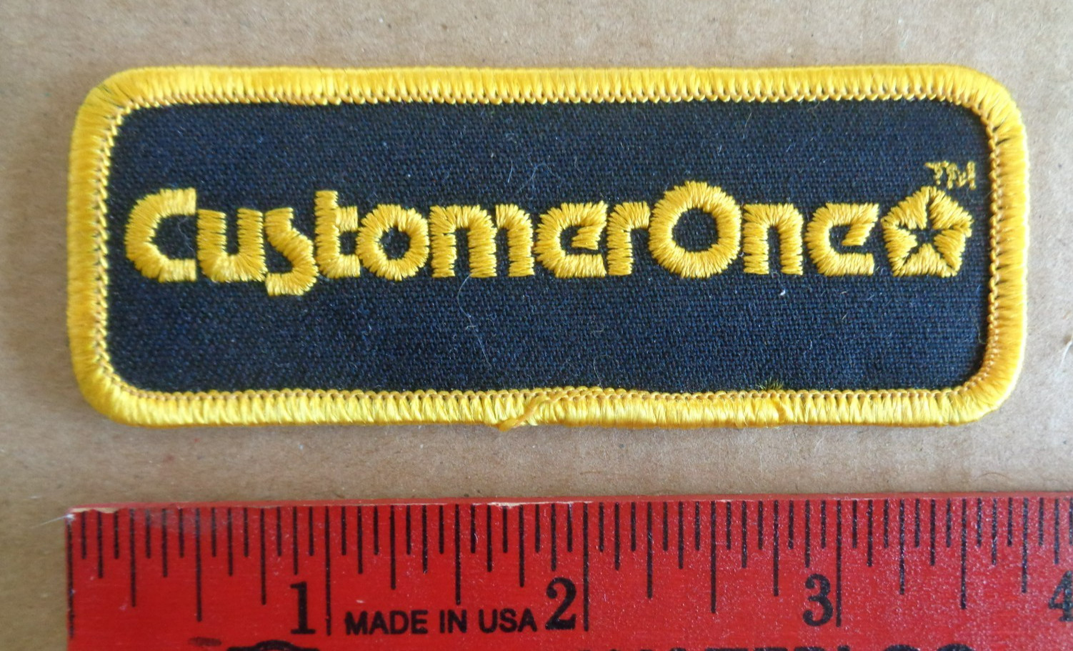 CHRYSLER CUSTOMERONE CUSTOMER ONE UNIFORM PATCH - Vintage - New - Original