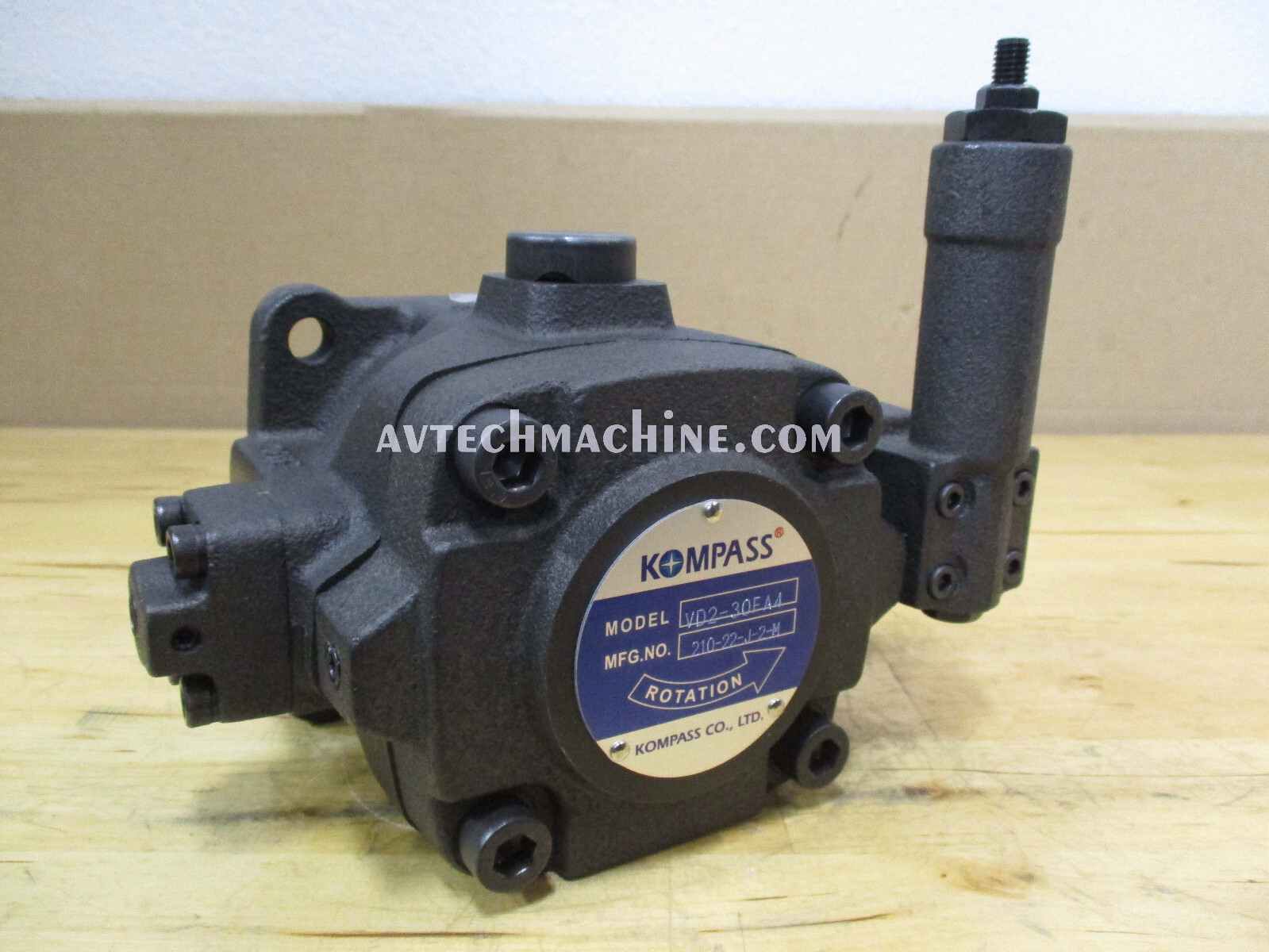 VD2-30FA4 Kompass Hydraulic Variable Vane Pump Max. Pressure 140Kg VD2-30F-A4