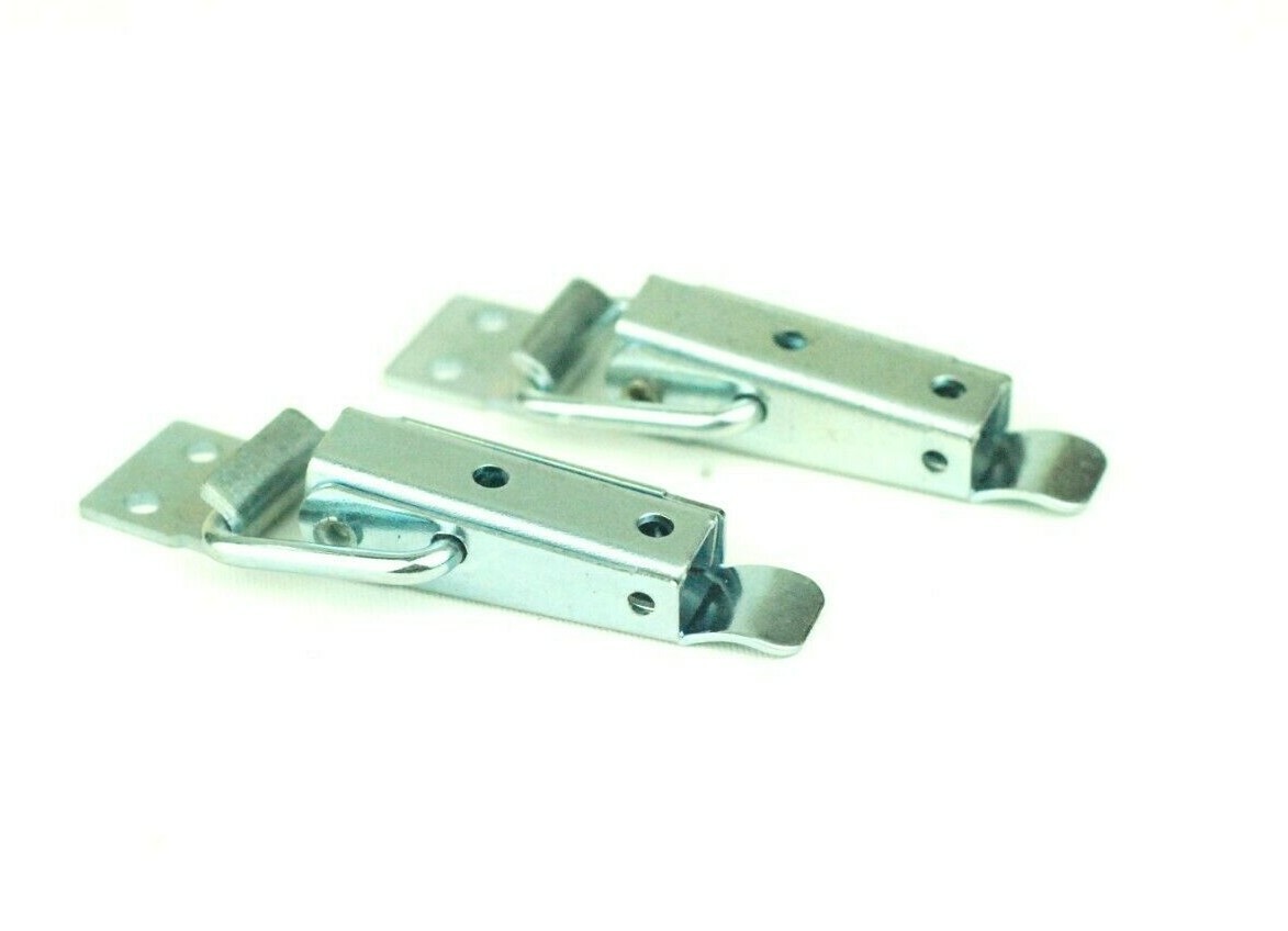 2pcs x Spring Clip for Drop Leaf of Table Steel Toggle Latch Catch Buckle Lock