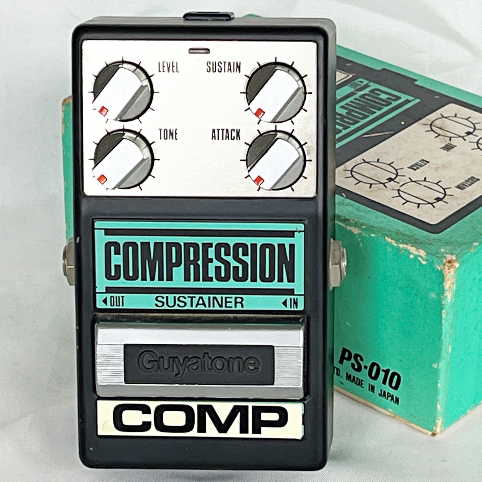 Guyatone PS-010 Compression Sustainer 1980s Vintage Pedal w/Box & Papers PSA