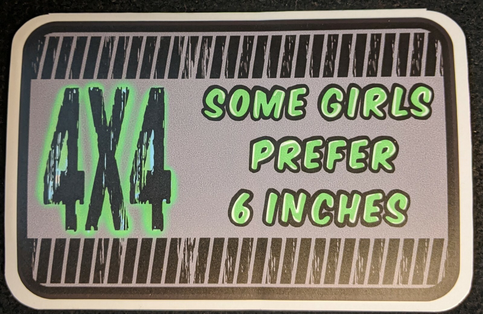 Girls Off Road Some Girls Prefer 6 Inches Vinyl Sticker