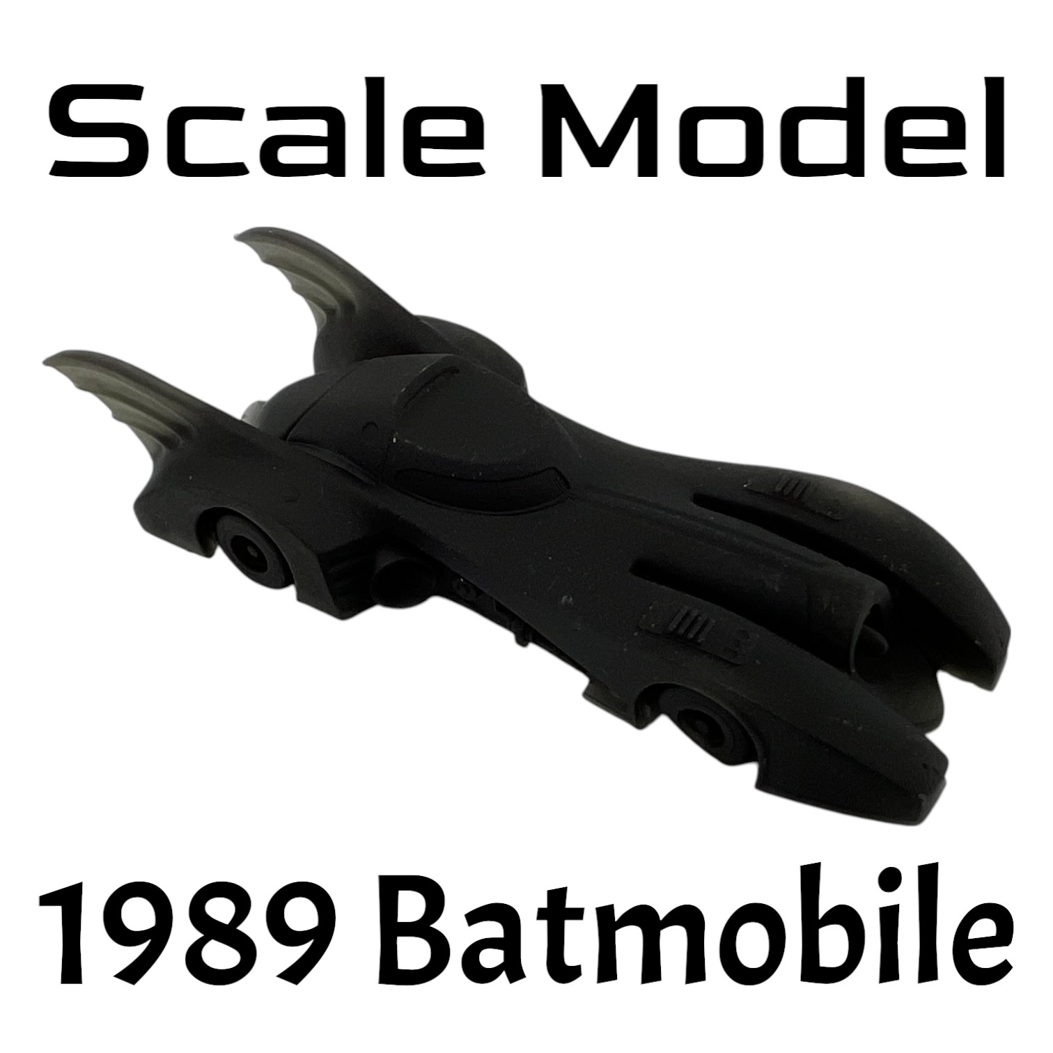 Batmobile - Burton '89' - N Scale 1:160 - Black