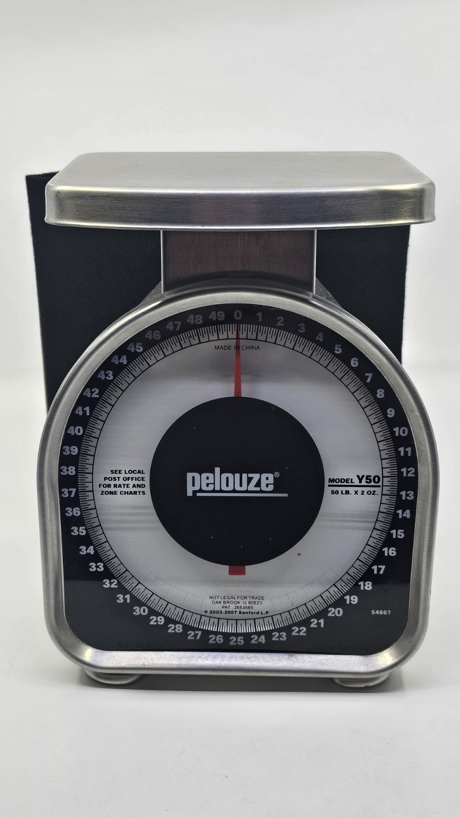 Pelouze Shipping and Receiving Scale Model Y50 50 lb. x 2 oz.
