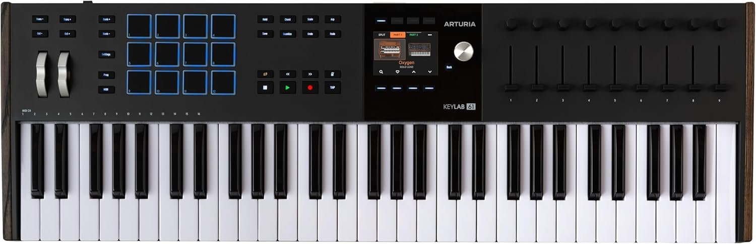 Arturia Keylab Mk3 61-key Midi Controller - Black