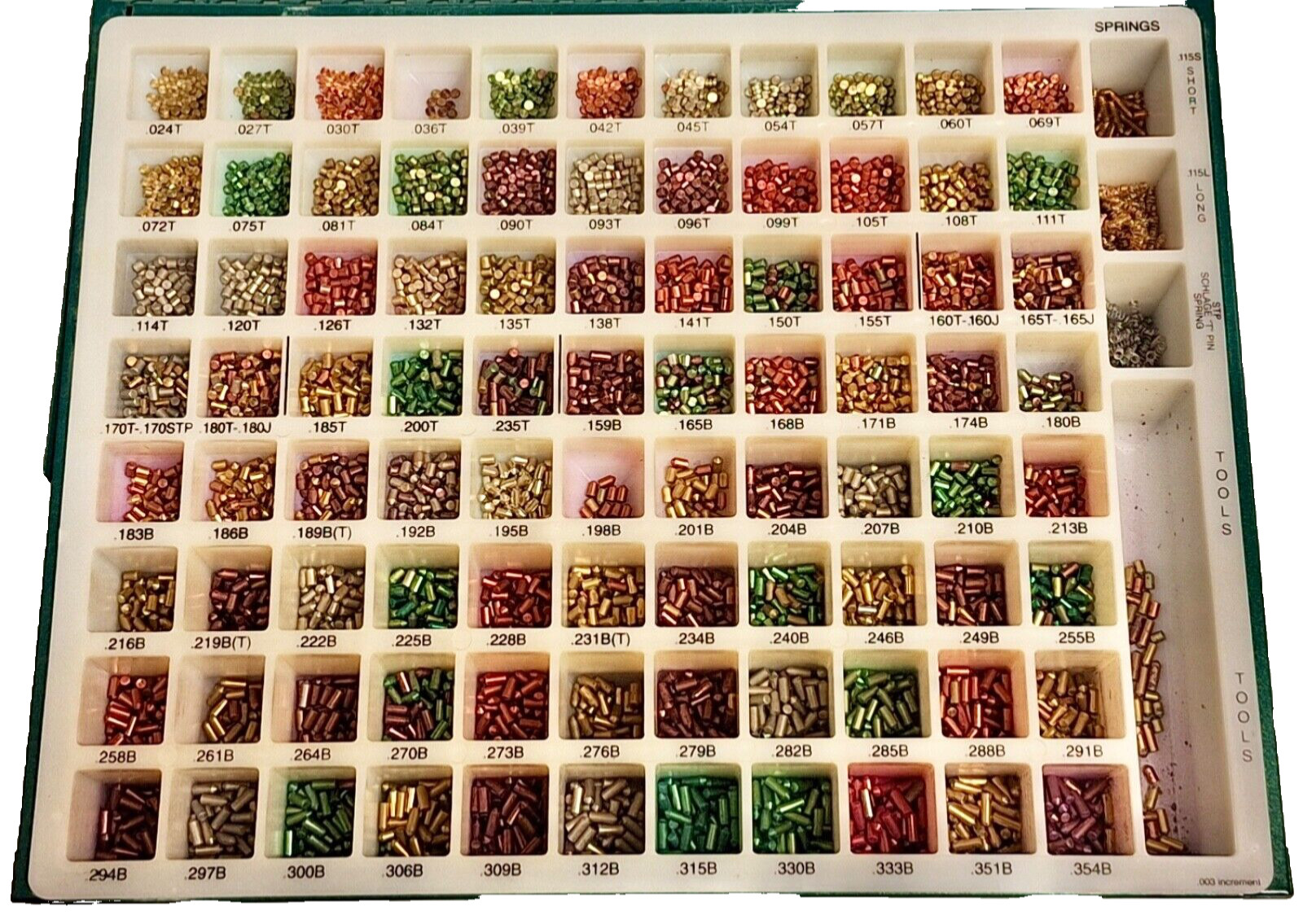 Lab Smart Wedge .003 pin kit, used but nicely stocked!