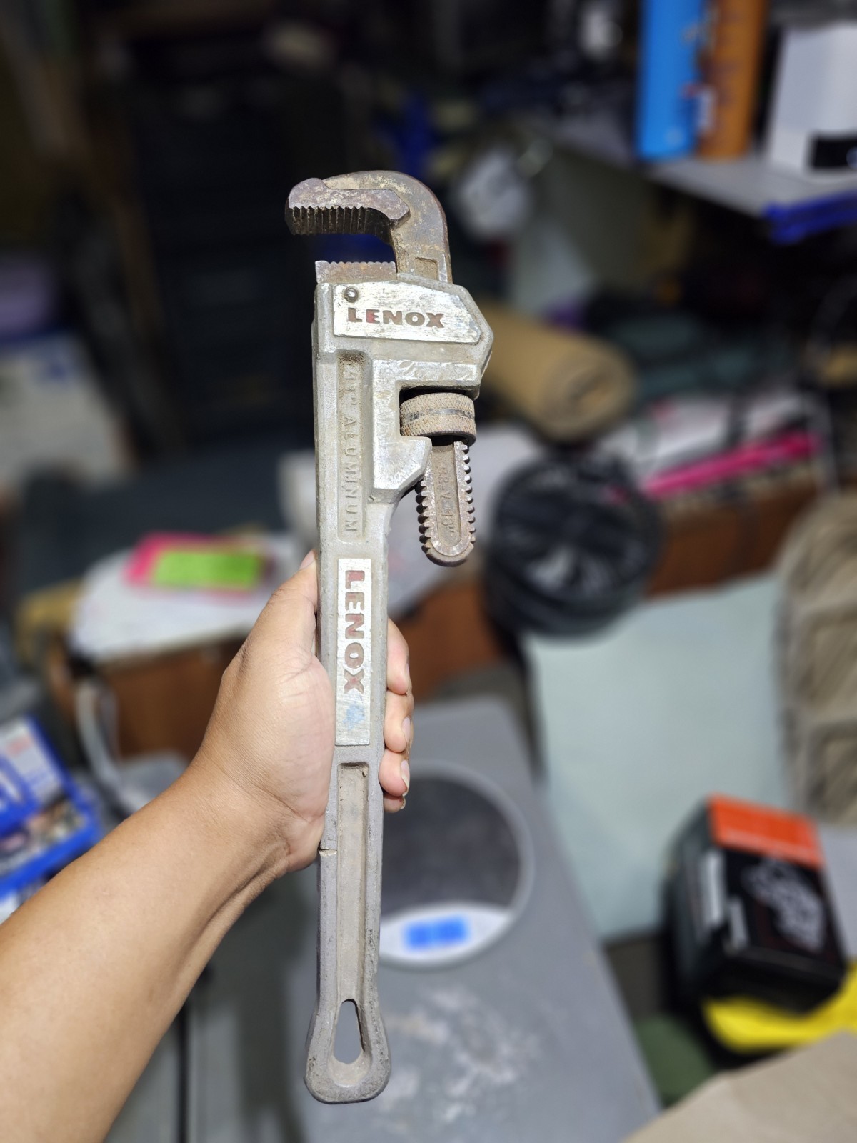 Lenox 18 in. Aluminum Light Weight Pipe Wrench