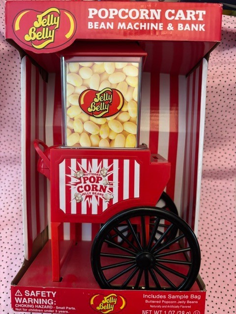Jelly Belly - Popcorn Cart - Bean Machine and Bank New - Free Shipping