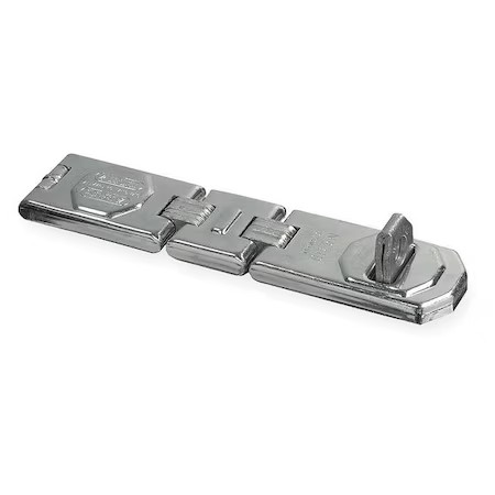 Abus 110/195 Concealed Hinge Pin Hasp, Fixed, Chrome