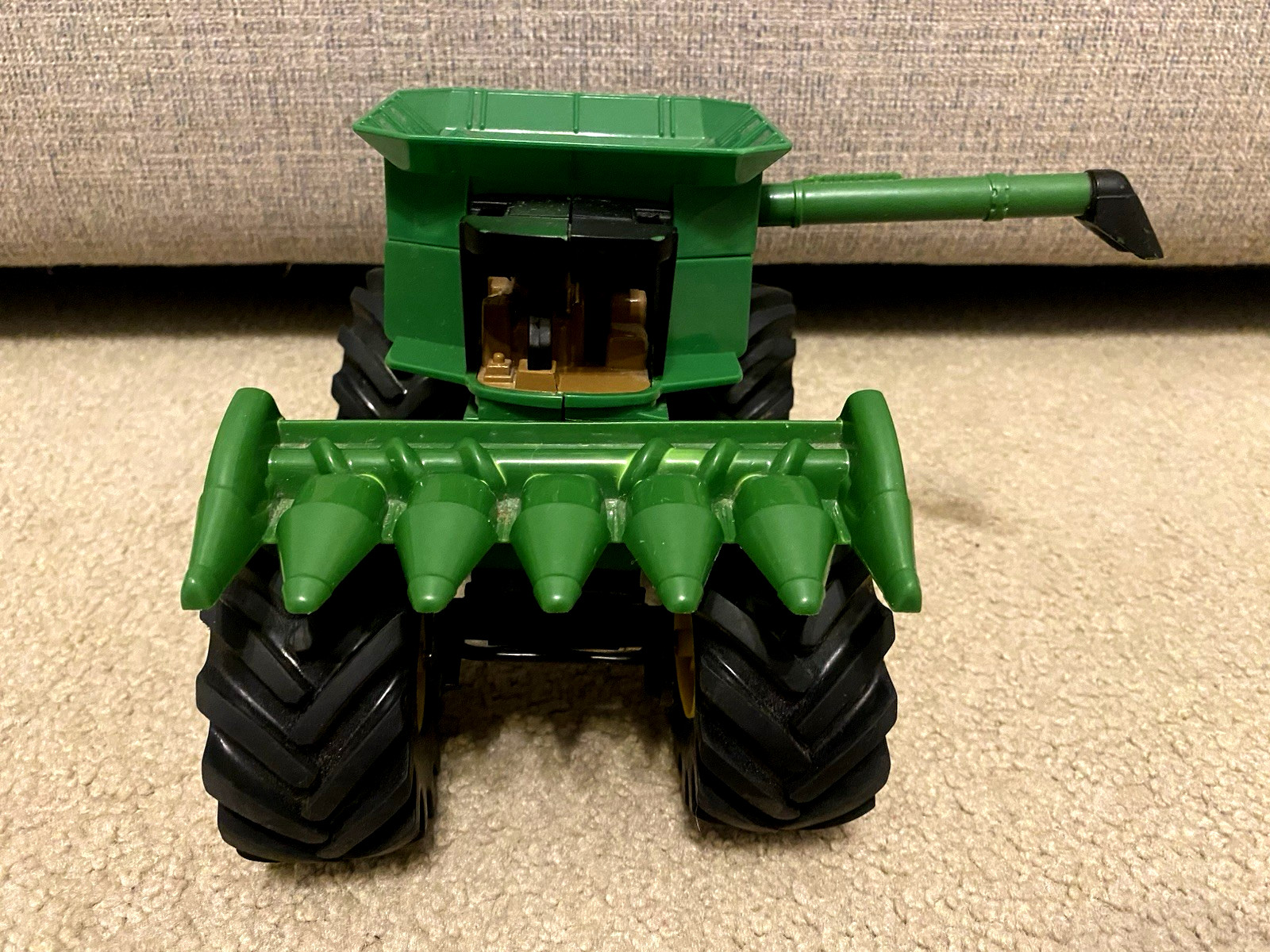 ERTL JOHN DEERE MONSTER TREADS SHAKE & SOUNDS HARVESTER TOY TESTED (READ DESC)