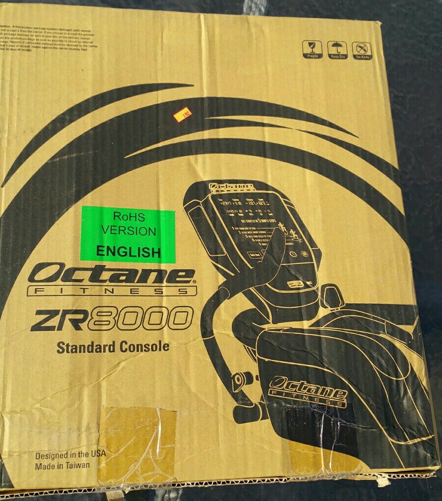 Octane fitness ZR8000 ZERO RUNNER console 8021715 elliptical control panel 11101
