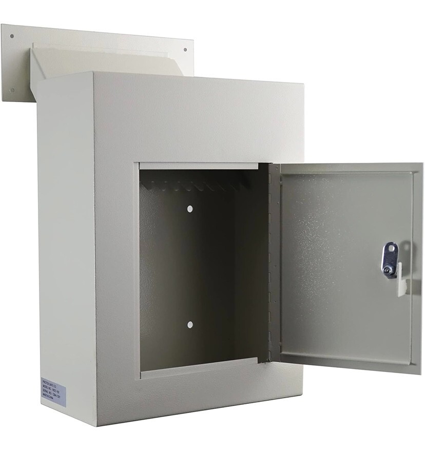 Protex WDC-160 Wall/Door Through Drop Box,for keys, car remotes, cash, checks an