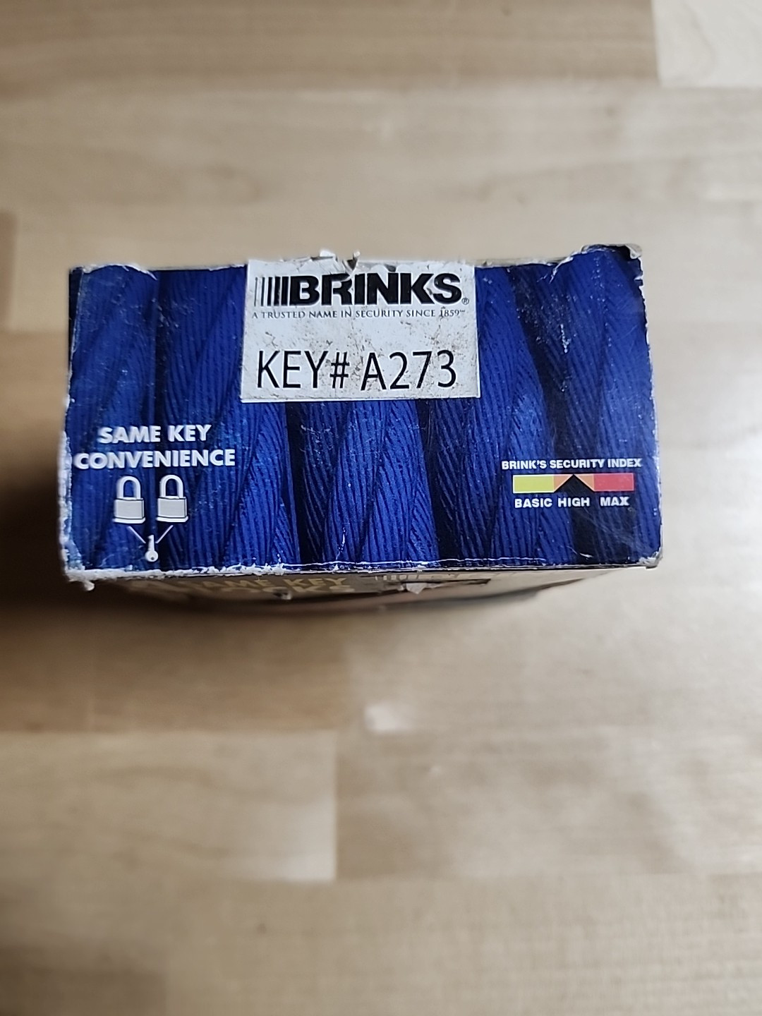 Brinks *Padlocks 4 pcs / Keyed Alike * 1 9/16" Steel