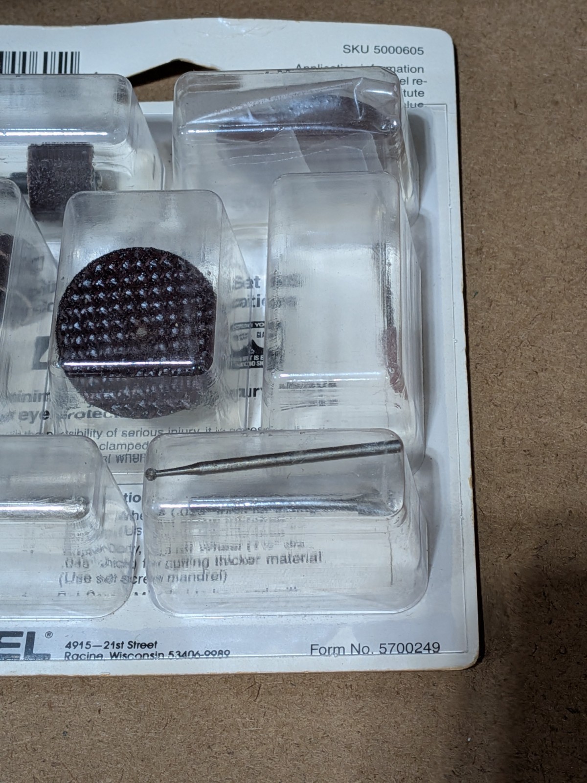 Dremel - #605 - Cutting/Carving Bit Set - 20 Pieces - NOS