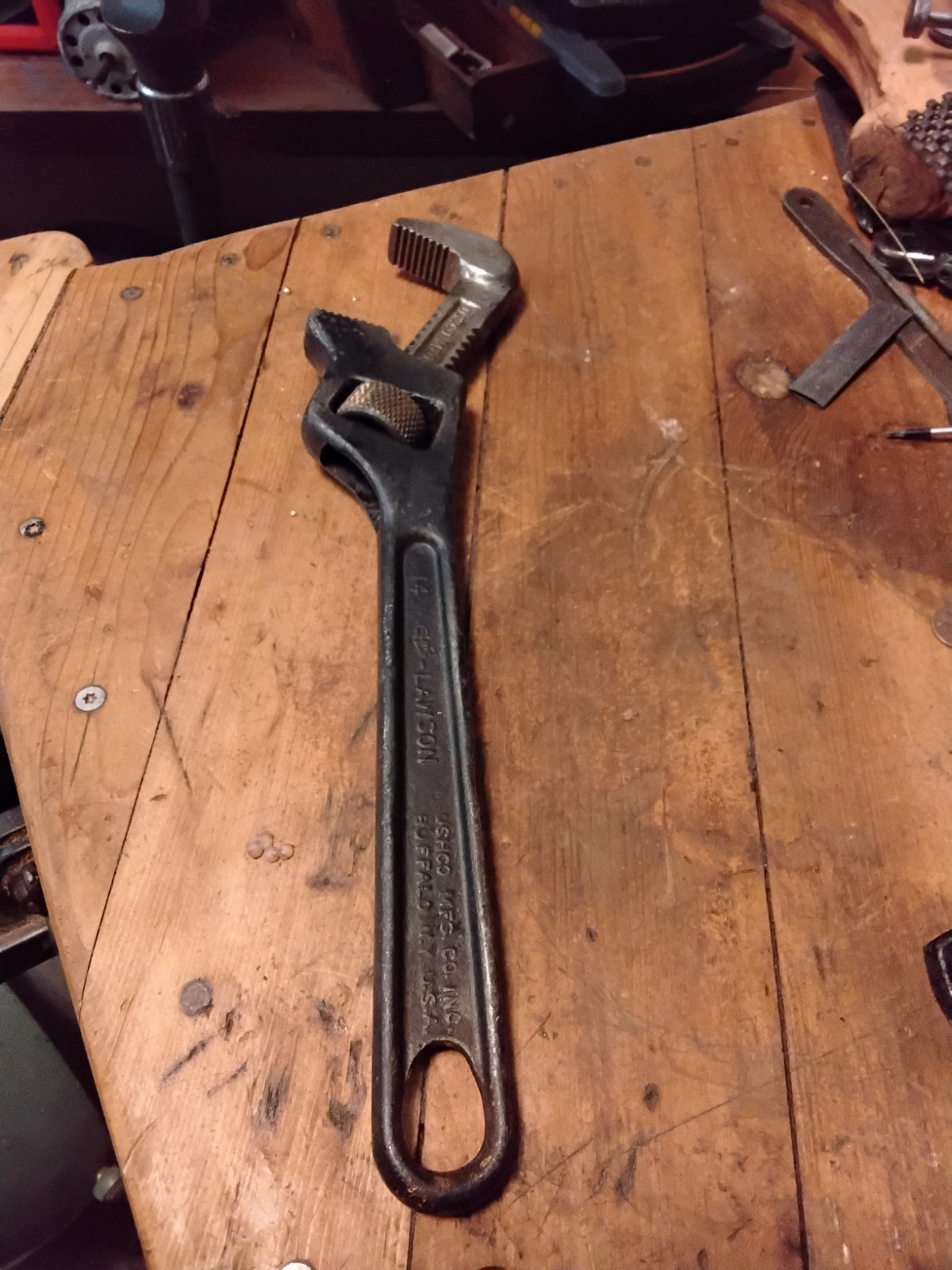 Vintage buffalo Ajustable Pipe Wrench