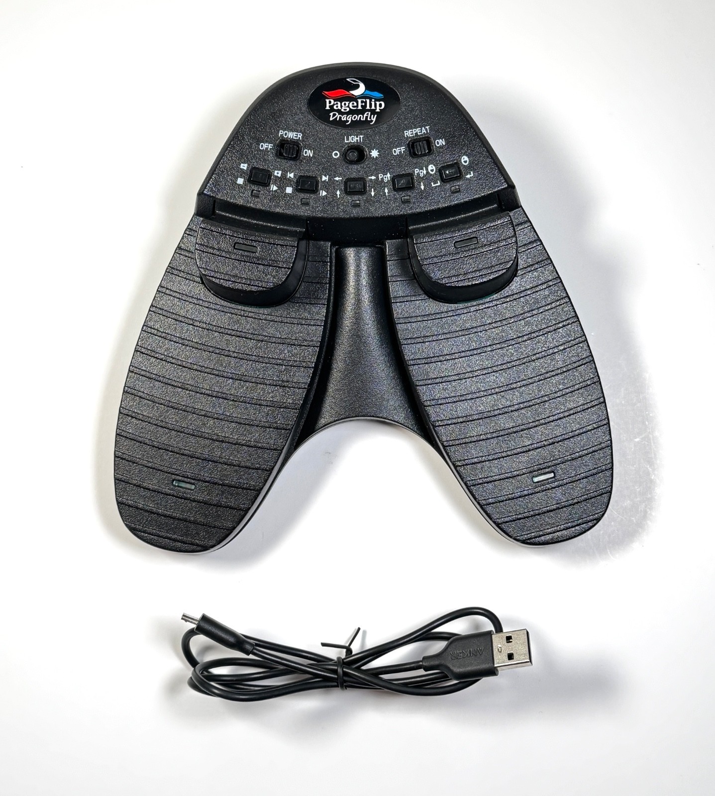 PageFlip Dragonfly Wireless 4-Pedal Controller - Excellent & Free Shipping!