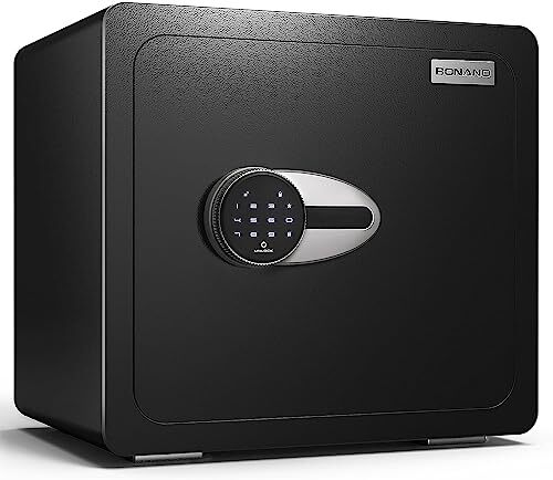 BONANO 1.6 CUB FIREPROOF SAFE WITH MUTE FUNCTION DIGITAL TOUCH SCREEN Keypad