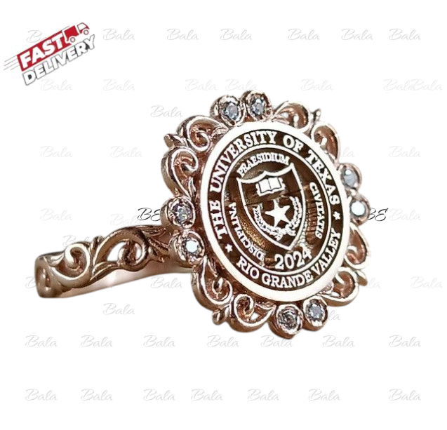 University of Texas Rio Grande Valley 2024 Rose Gold Class Ring – Graduation Jew