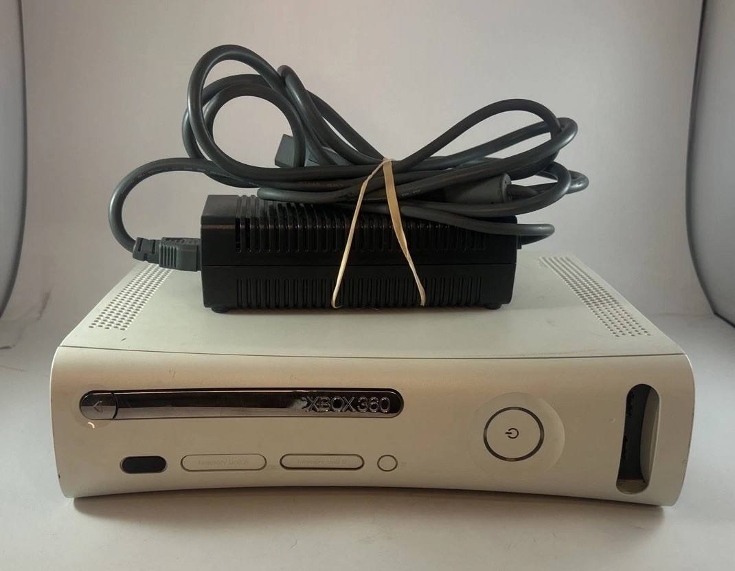Microsoft Xbox 360 Console Power Cord Only No HDD TESTED