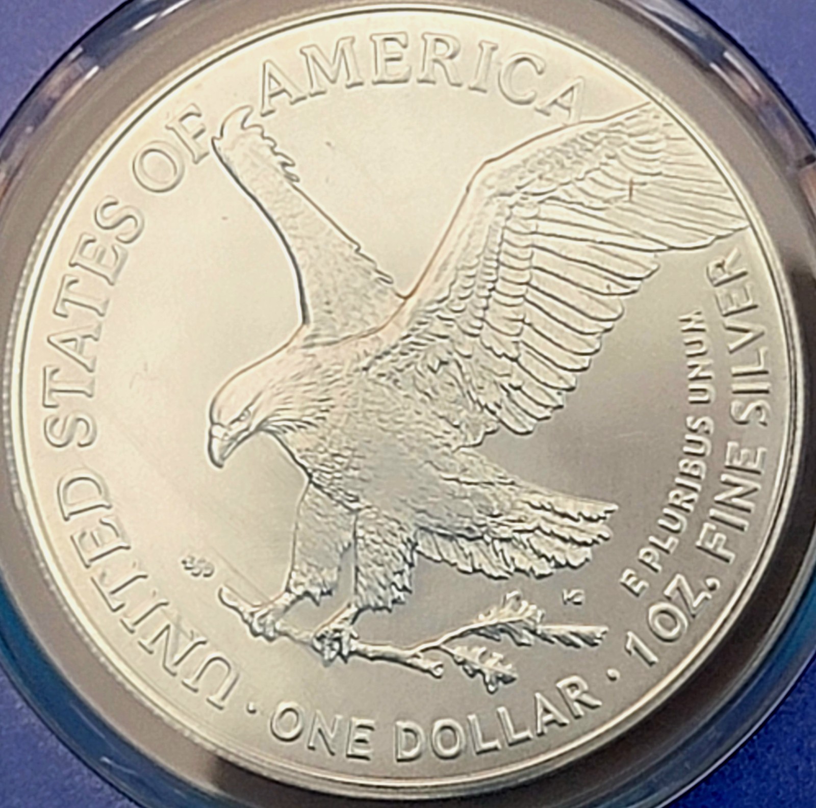 2025-P Silver Eagle with Eagle Privy PCGS MS70 Strike, Signed By Adrian Beltre