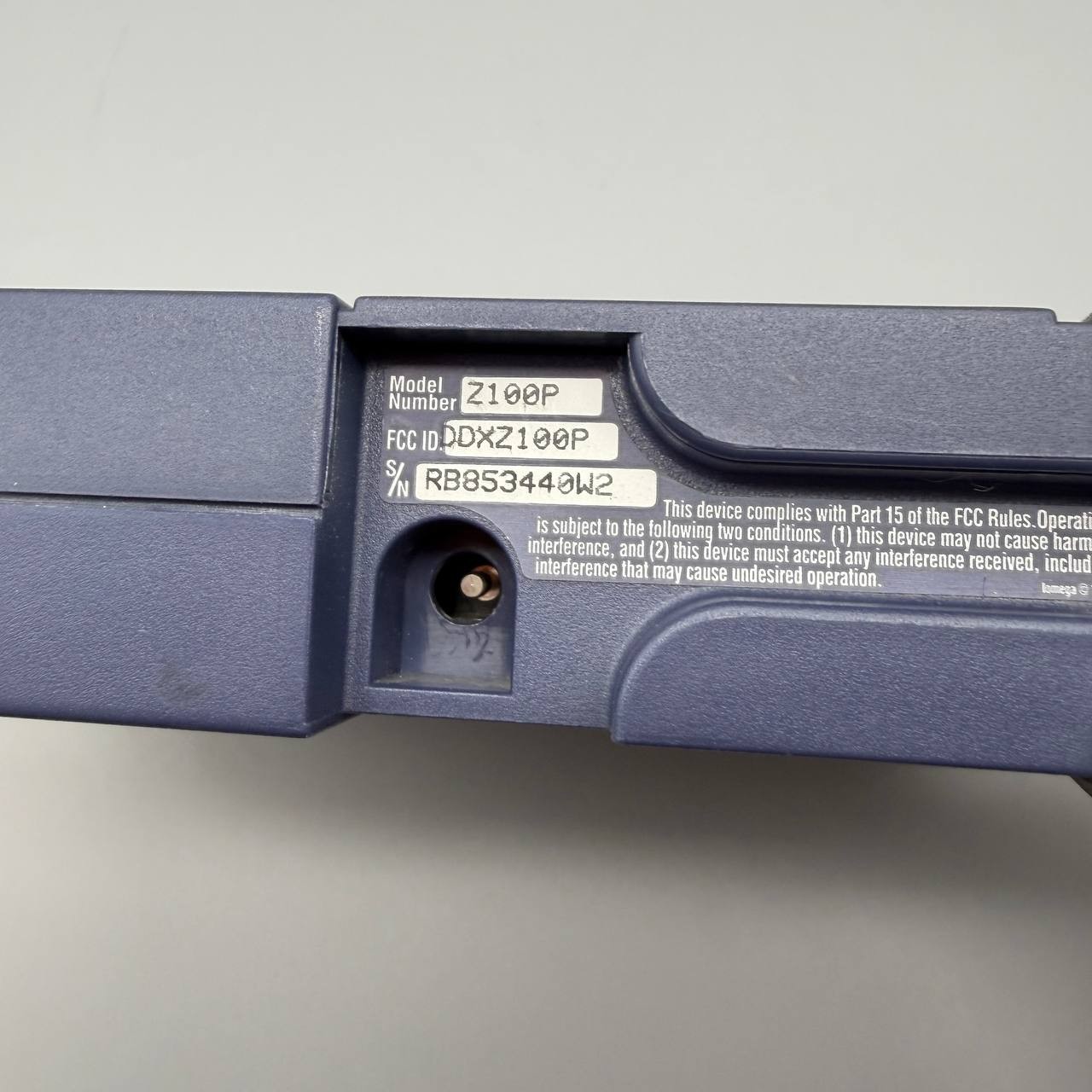 Iomega Zip 100 External Drive Z100P2 Parallel Port Drive Reader Only No Cables