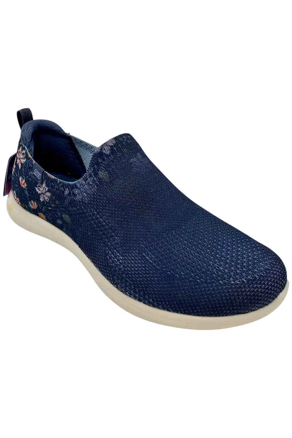 Skechers Women's Vapor Foam Lite Washable Slip-Ons Floral Bloom Navy