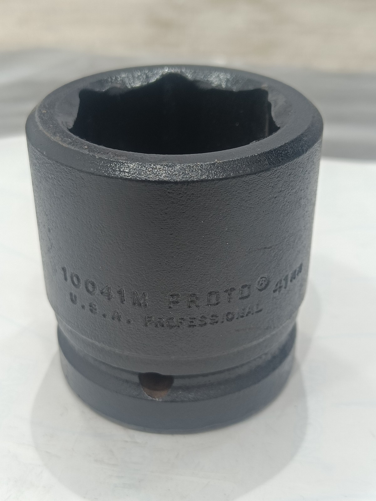 PROTO 10041M 41 MM IMPACT SOCKET 1 IN DRIVE 6 POINT BLACK OXIDE USA FAST SHIP