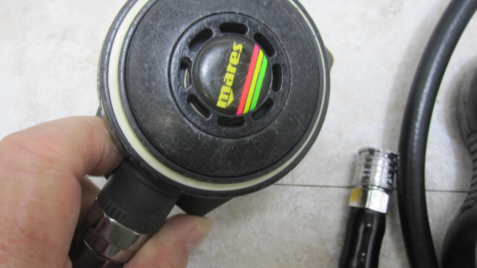 Mares Scuba Diving Regulator/Mares Regulator Mouth Piece/Pro Sub Gauge UNTESTED