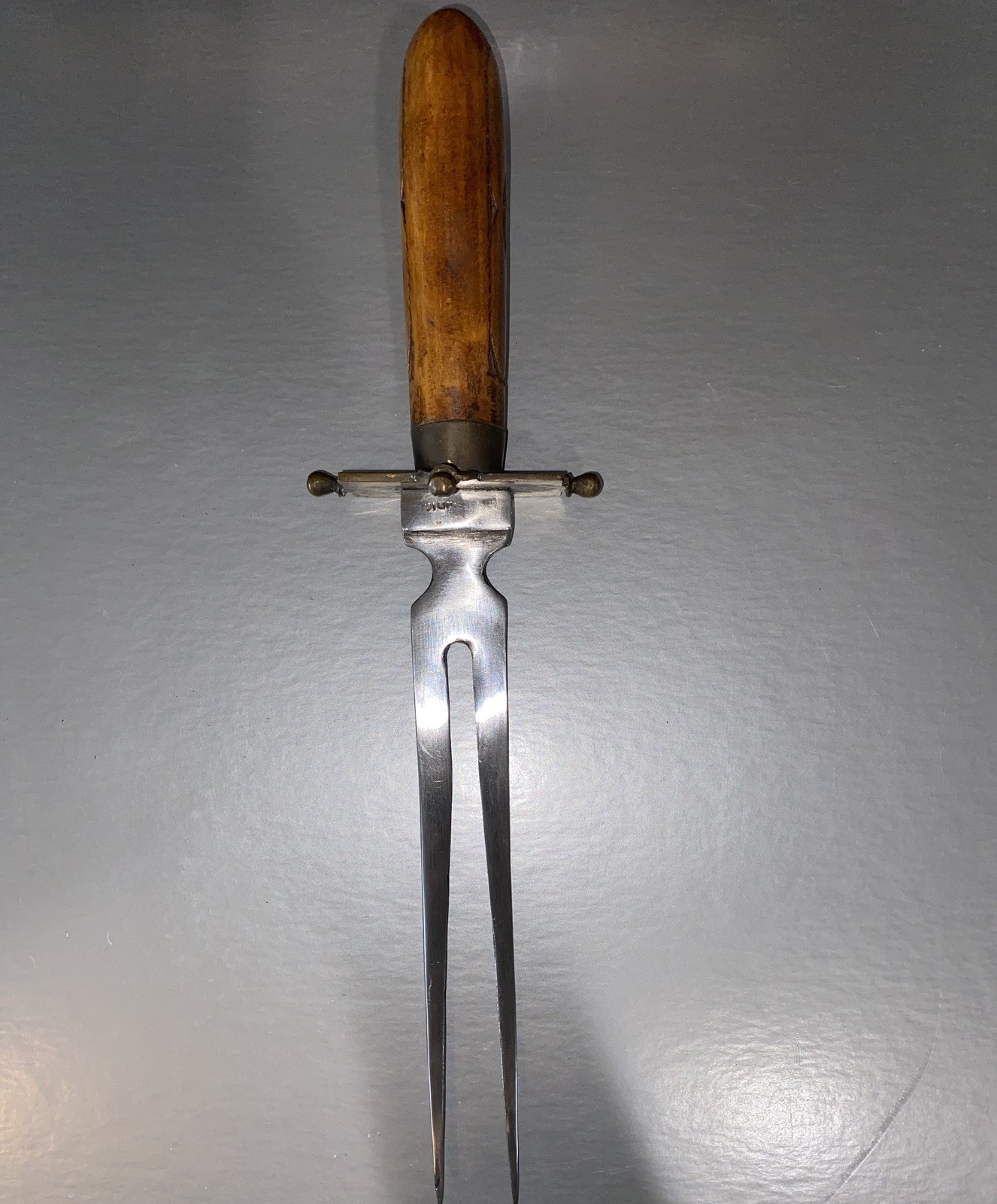 Vintage Locking Knife and Fork Set from India