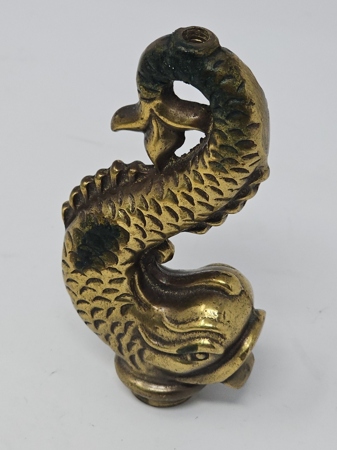 ASIAN KOI FISH Brass Decorative piece With two threads B005