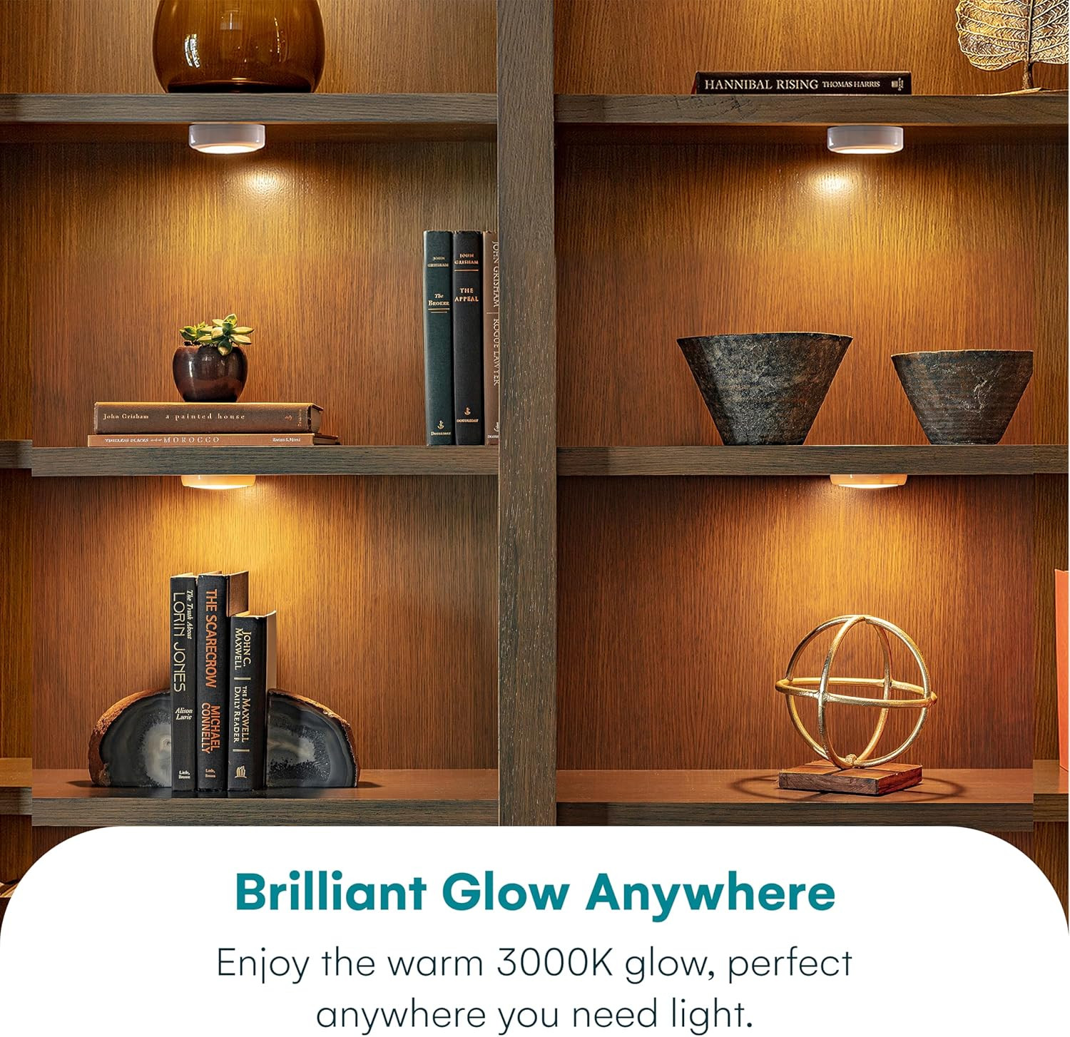 Bright Evolution under Cabinet Lights - Battery Operated Cabinet Lighting with T