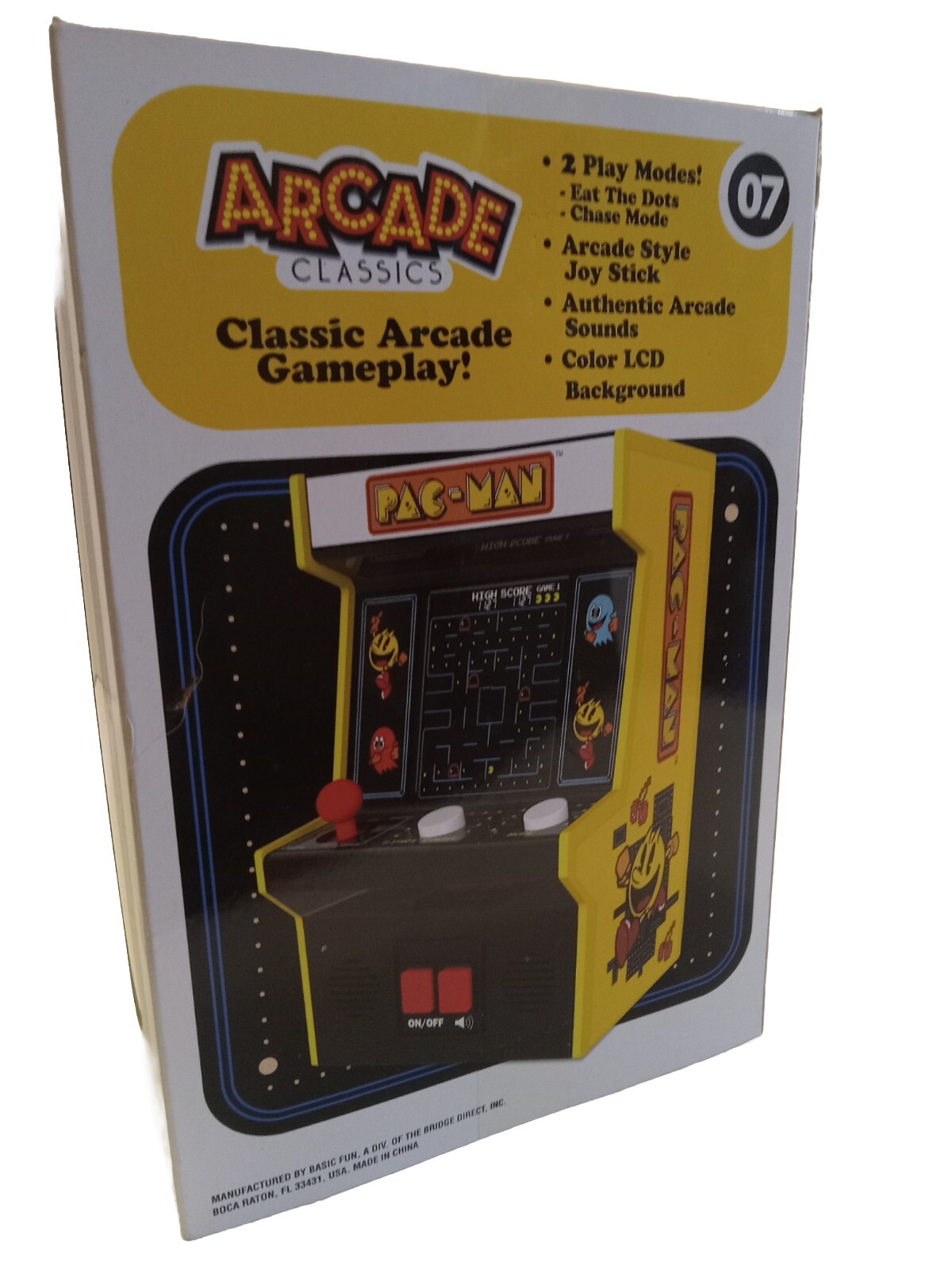 New Mini Pac Man Arcade Classics 07 Handheld Factory Sealed
