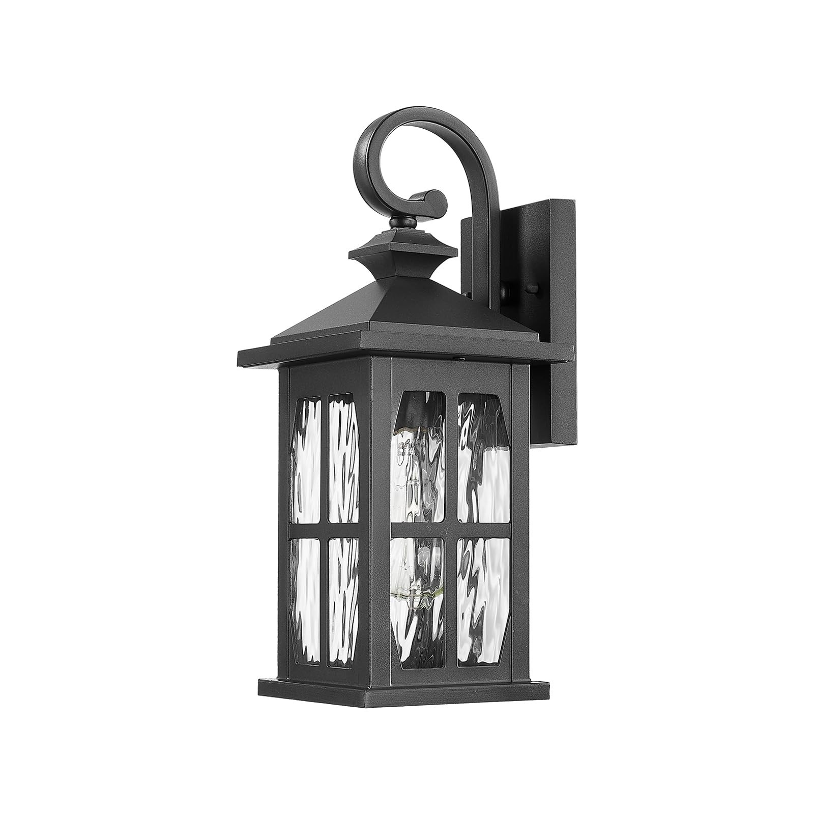 Outdoor Wall Sconce Waterproof Porch Lights Outdoor Matte Black Exterior Ligh...