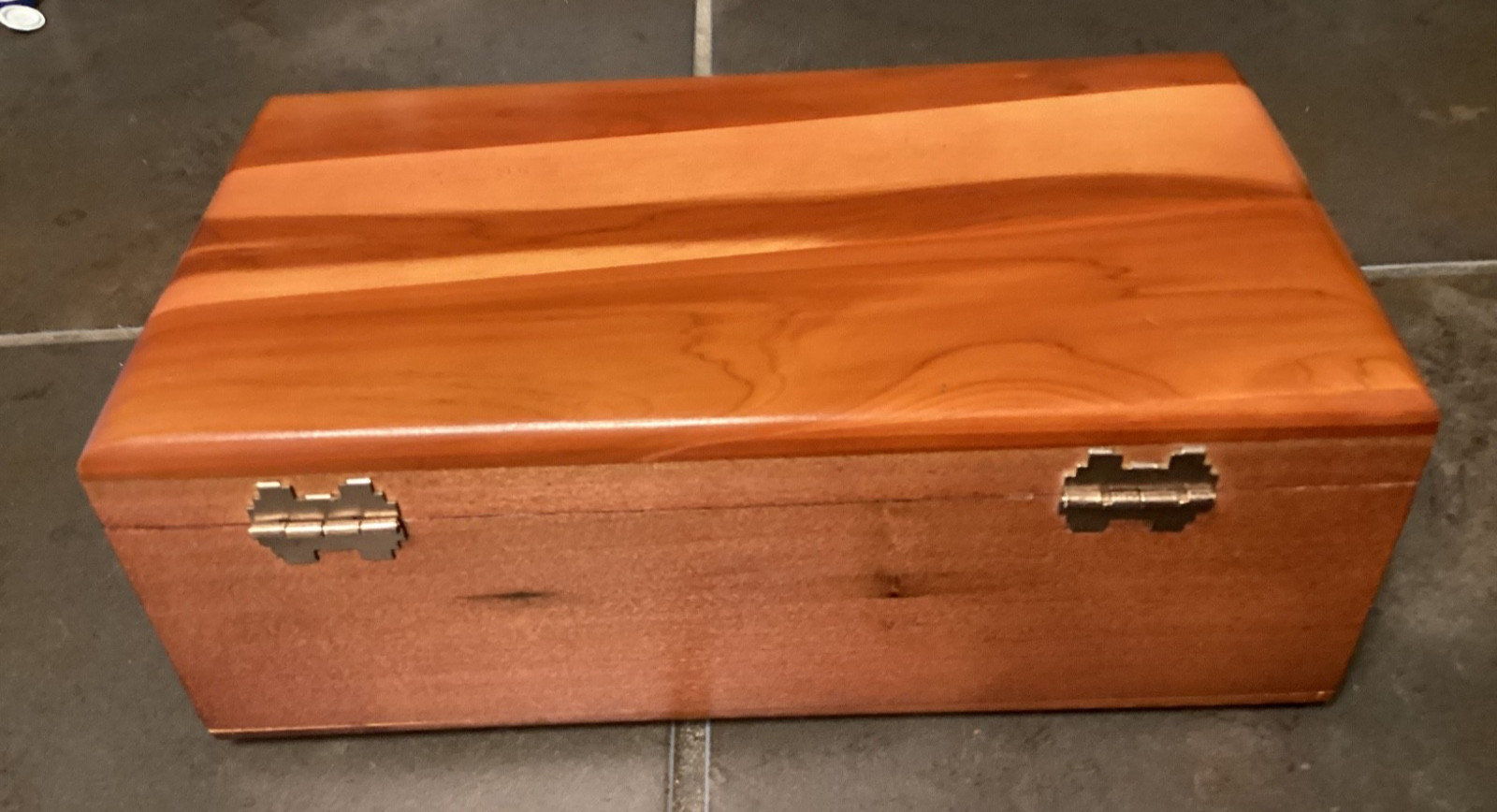 Small, Cedar Trinket Box 9" x 5" x 3 1/2"