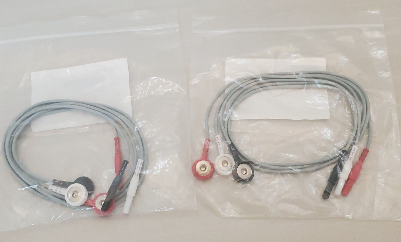 Lot of 2 - Mindray ECG Snap Leadwires Safety 18" , 0012-00-0622-01