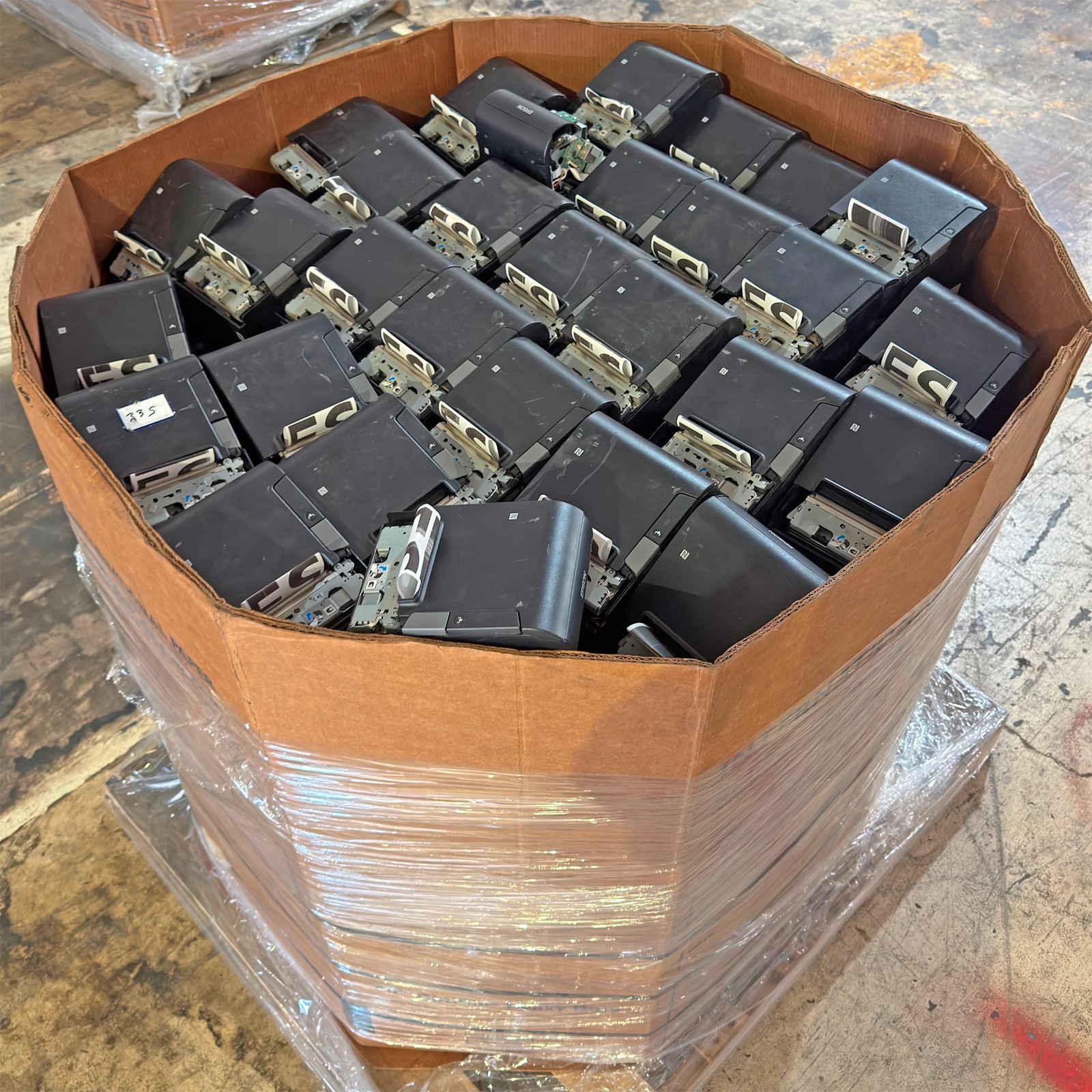 Lot of 200 - AsIs Epson TM-T88VI Portable Printer No Front Top Lid Bad Printhead