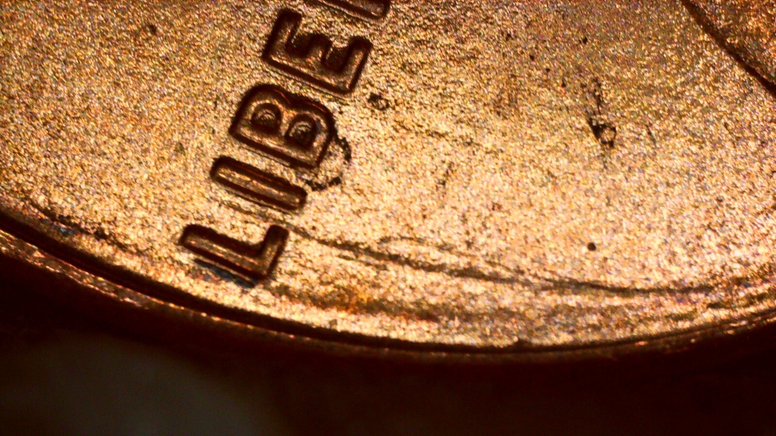 1995 Lincoln Penny Plating Error Obverse