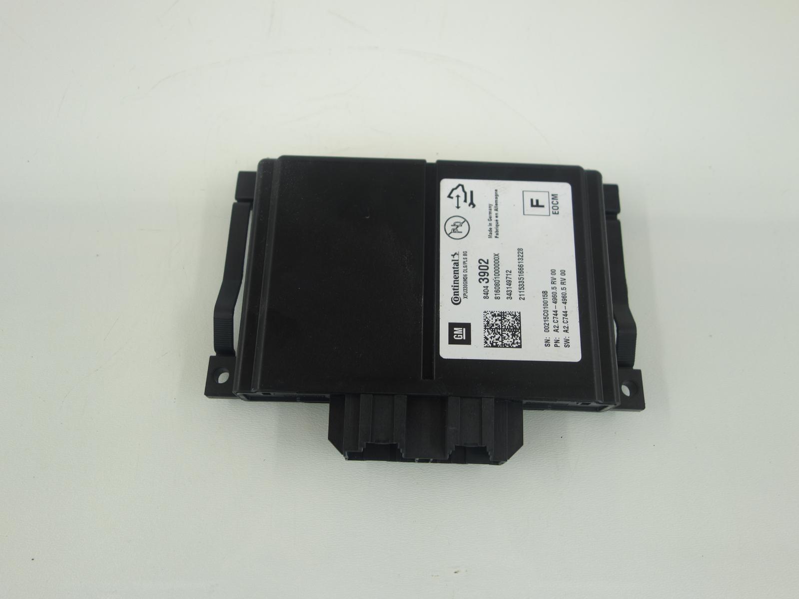 16 CHEVY MALIBU Collision Avoidance Mitigation Relay Control Module 84043902 UGN