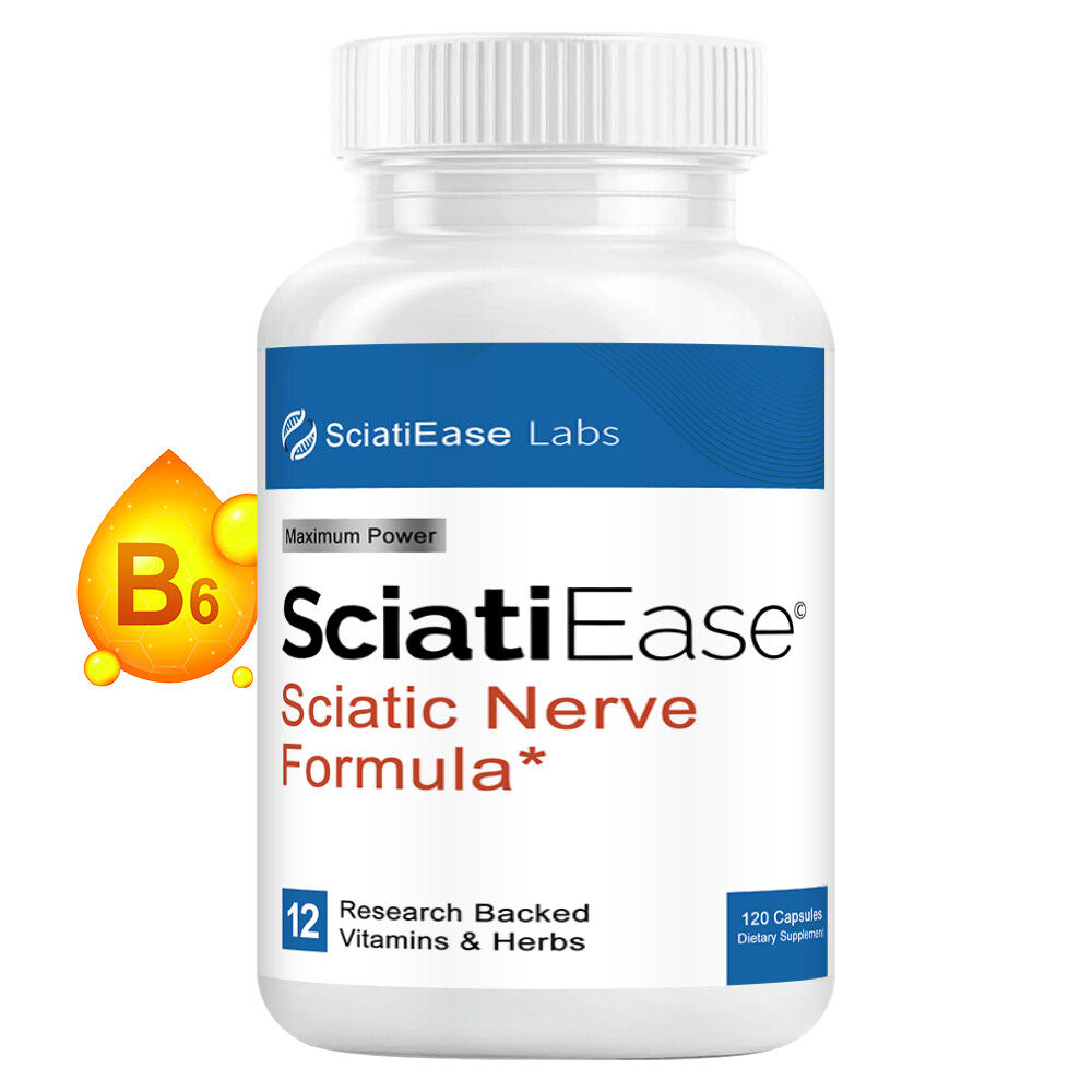 Sciatica Support 120 Capsules - Balanced Energy, Brain & Nervous System Health