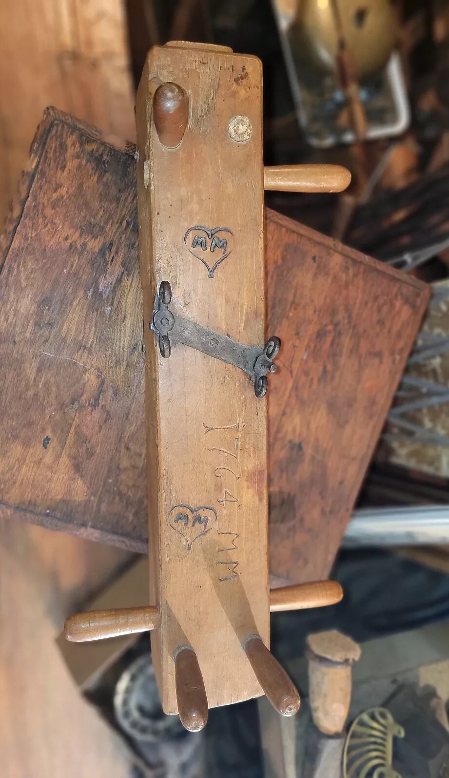 Antique Primitive 1764 Wood Plane