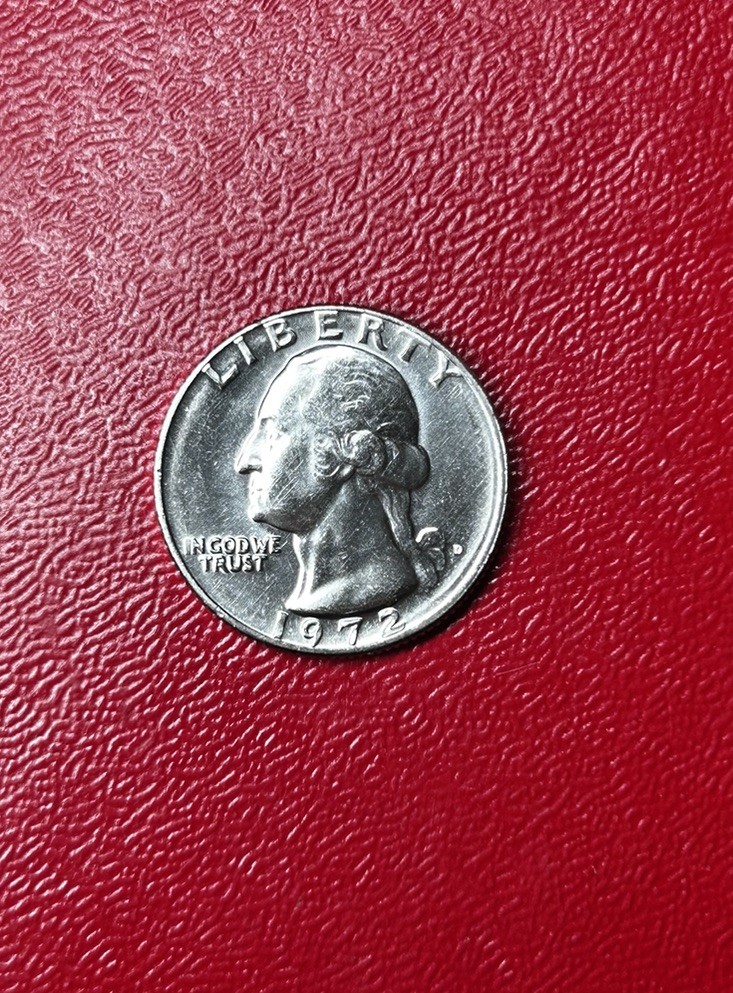 1972 D Washington Quarter High Grade Brilliant Uncirculated Exactly Imaged #CW25