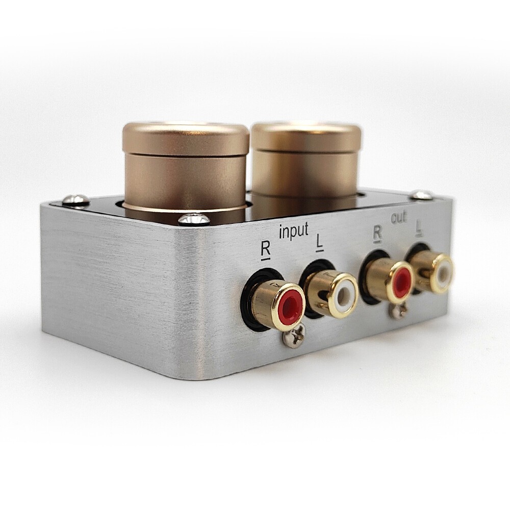 Mini 1:2 Step-up Transformer Stereo Audio Passive Preamp for Phone/PC/CD Player