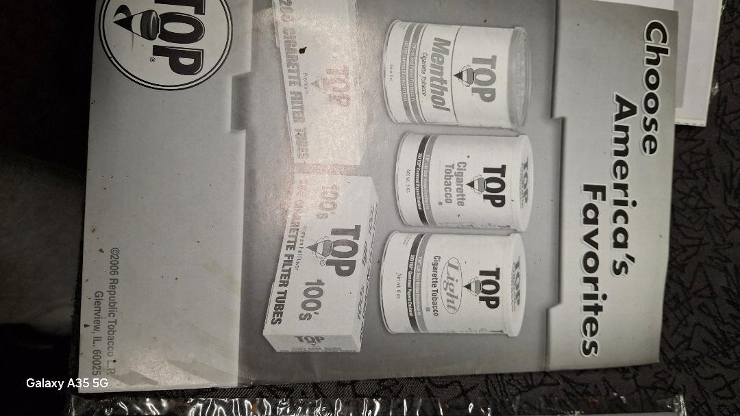 Top-O-Matic Cigarette Rolling Machine