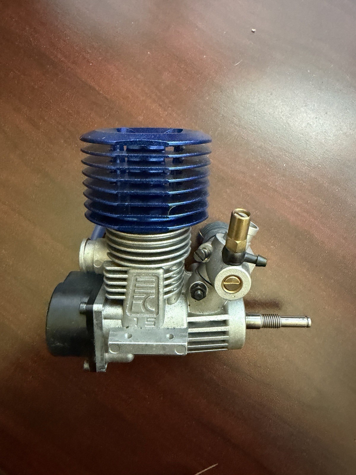 Force Models Co Ltd 2-Stroke RC Nitro 15 Glow Engine w/ Pull Start Blue Head