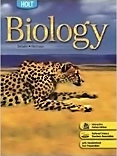 Holt Biology: Interactive Reader - Paperback, by Holt Rinehart and - Very Good j