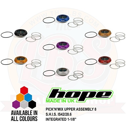 Hope Pick'n'Mix Headset Upper Assembly 8 S.H.I.S. IS42/28.6 Integrated 1-1/8"