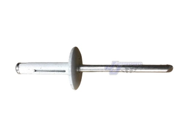 Large Head White Exploding Rivets Pop Rivet 250 ct. Tri-Fold Racing Fasteners