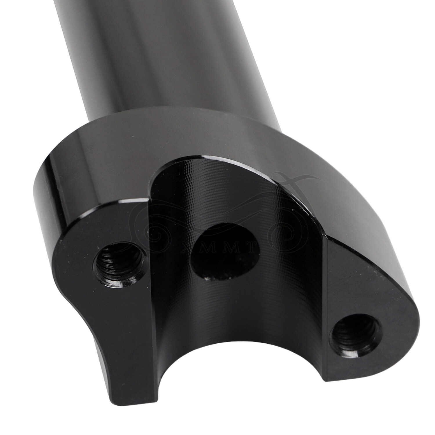 Black 5.5" Handlebar Risers Bottom For Harley 1" Bar Dyna Softail Sportster FXS