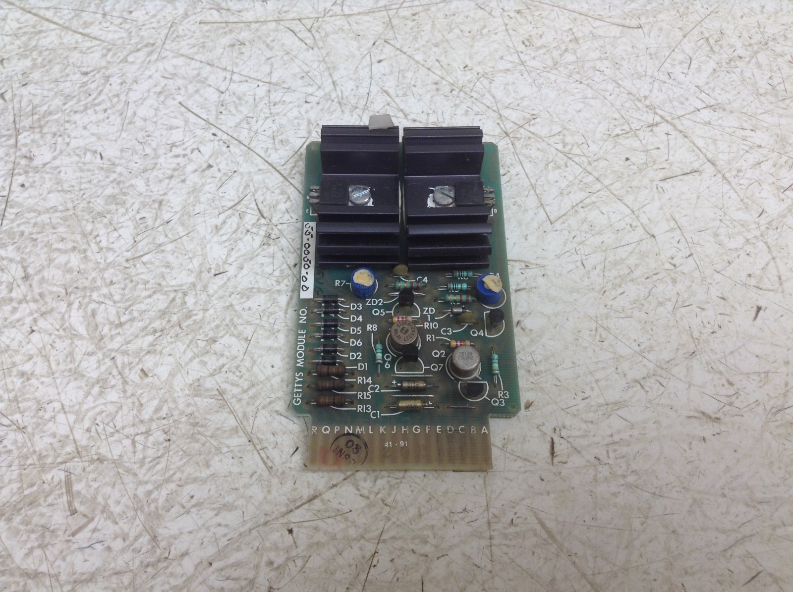 Gettys 55-0050-00 Circuit Board Rev. G 55005000