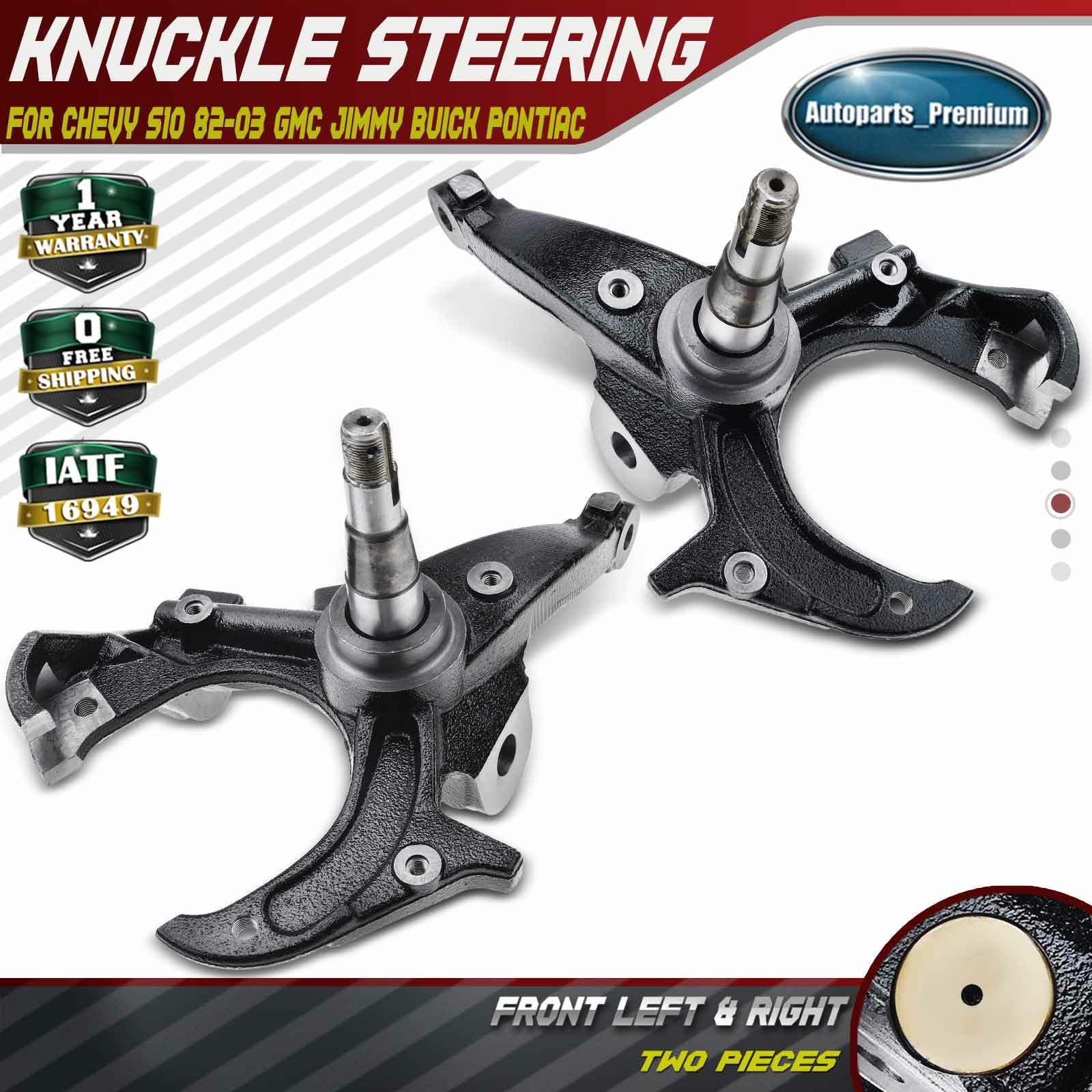 Steering Knuckle for Chevy S10 82-03 GMC Sonoma Jimmy Buick Pontiac Front L & R