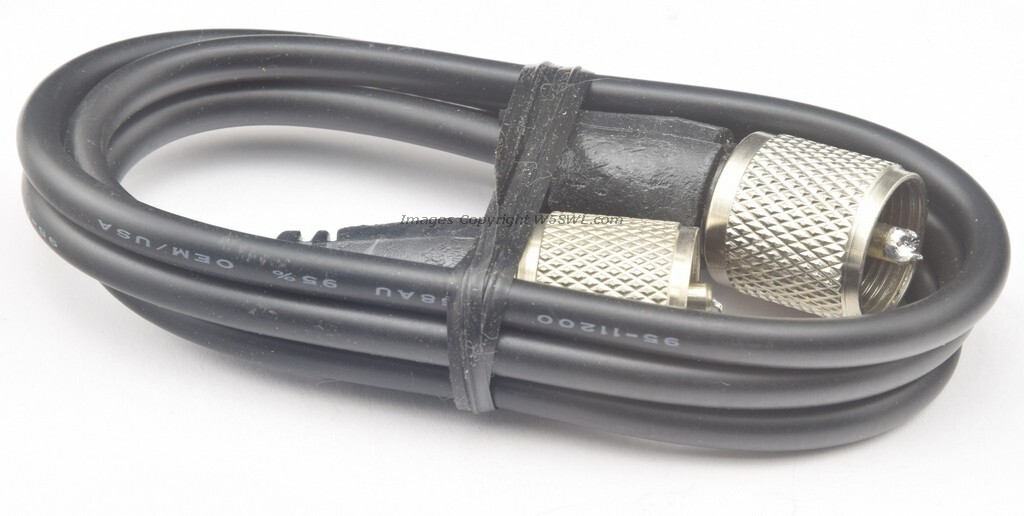 3ft RG-58A/U PL-259 to PL-259 Coax Jumper Patch Cable Ham Radio CB POTA